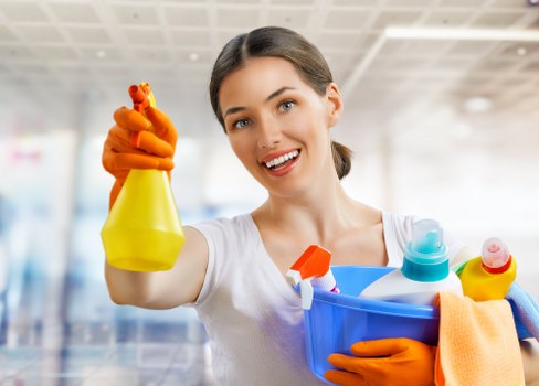 Professional cleaning of a Catford business washroom and hygiene area