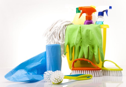 Local cleaning team handling a property handover in Catford