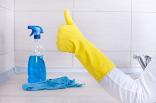 Deep cleaning of office carpets in Catford with equipment and pre-treatment